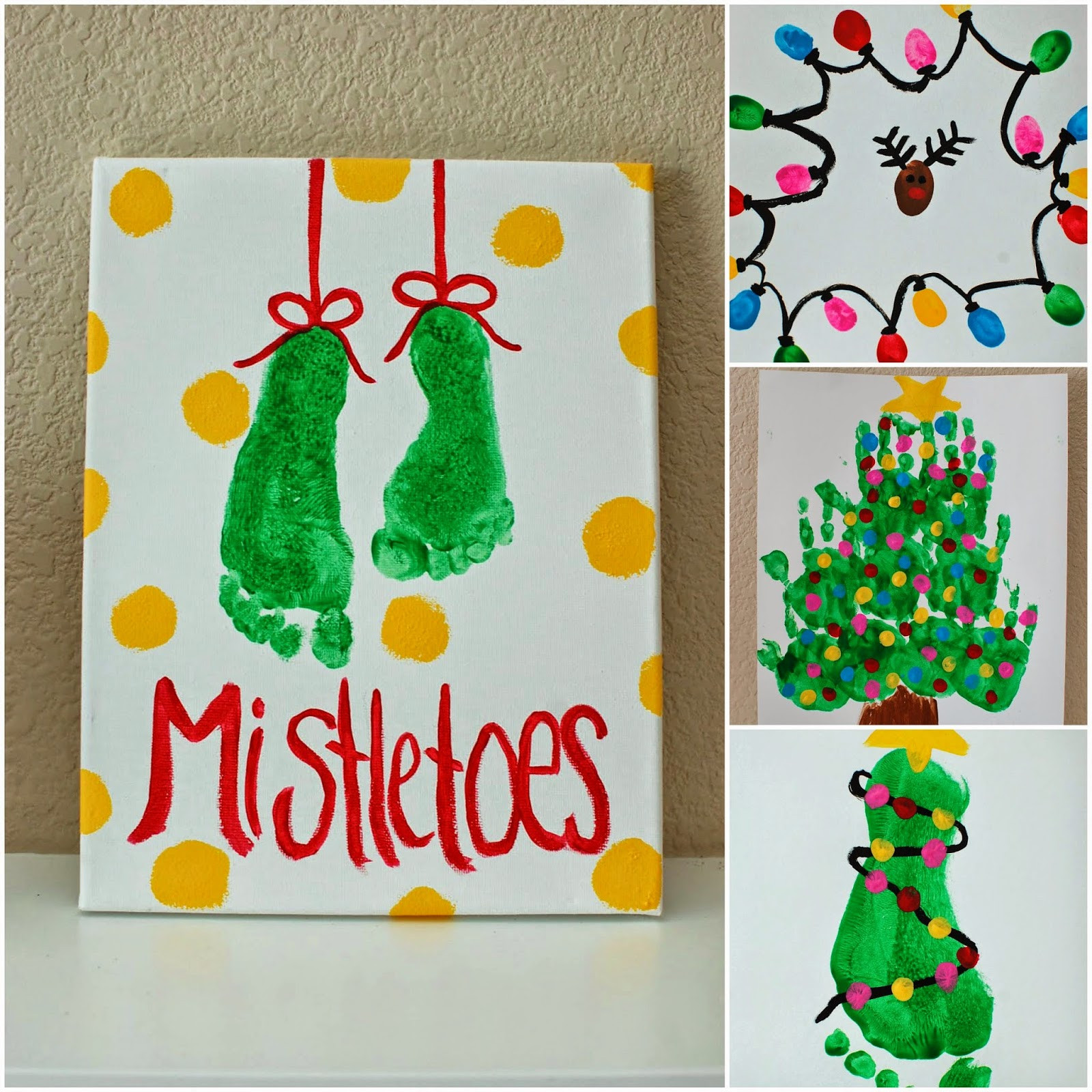 Christmas Painting Ideas For Kids
 Pinkie for Pink Kids Christmas Art Projects