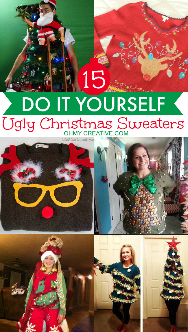 Christmas Party Contests Ideas
 50 Ugly Christmas Sweater Party Ideas Oh My Creative