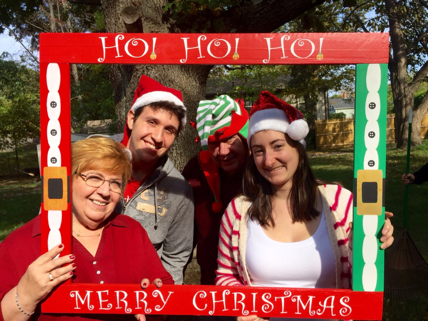 Christmas Party Photo Booth Ideas
 Christmas booth Frame Prop Holiday booth