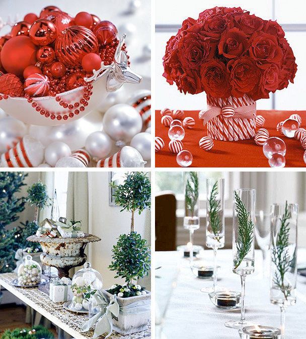 Christmas Party Table Decoration Ideas
 50 Great & Easy Christmas Centerpiece Ideas DigsDigs