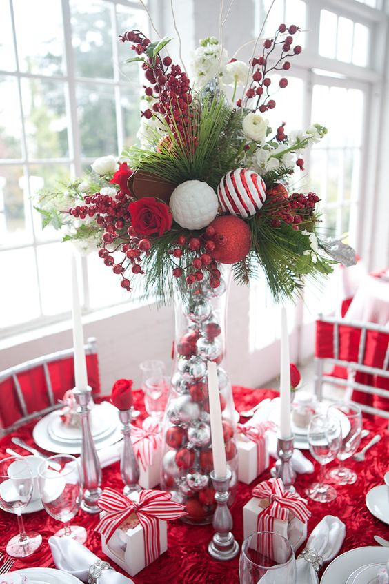 Christmas Party Table Decoration Ideas
 50 Christmas Table Decoration Ideas Settings and