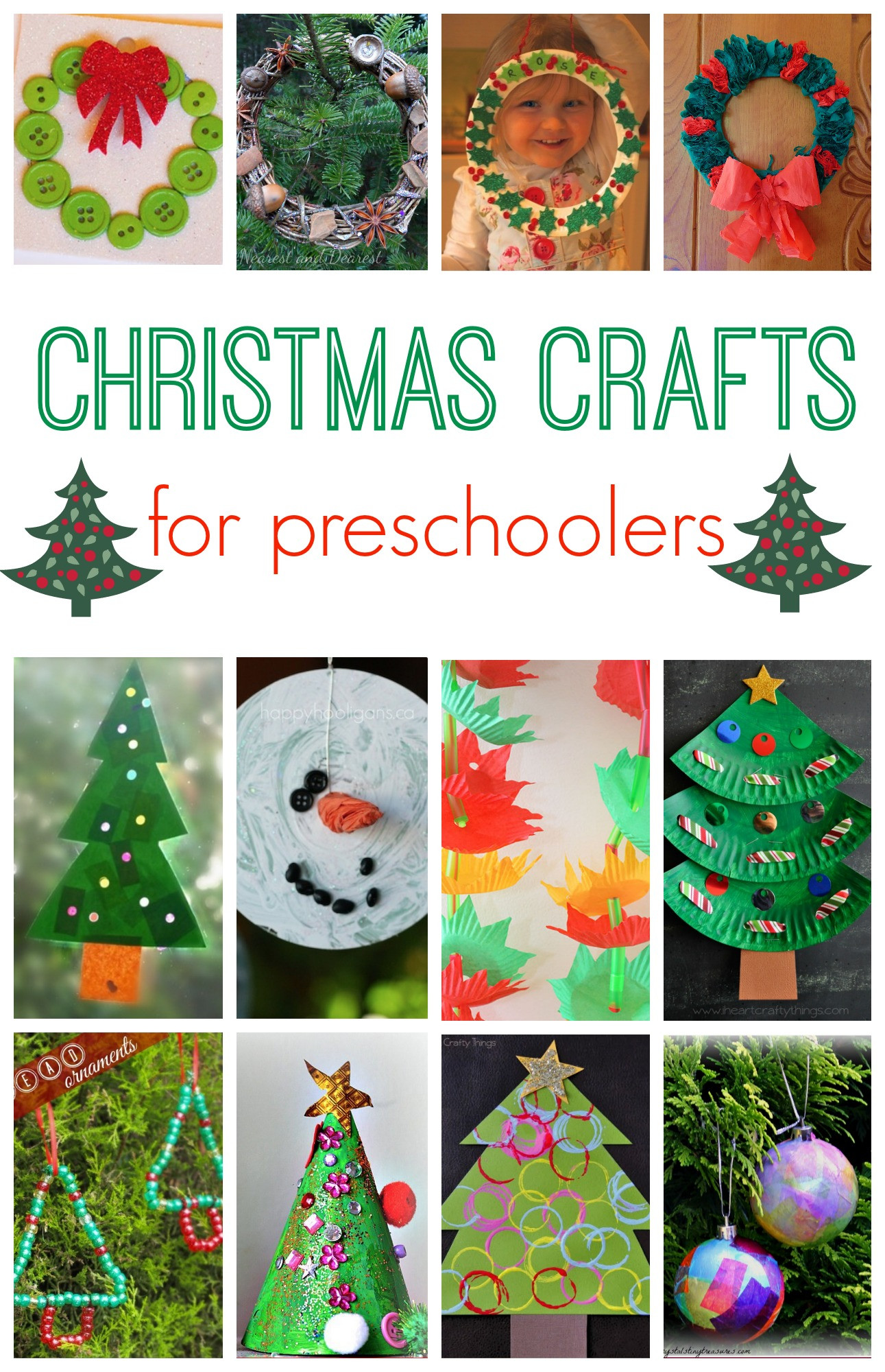 Christmas Projects For Preschoolers
 101 Christmas Crafts for Kids Here e the Girls