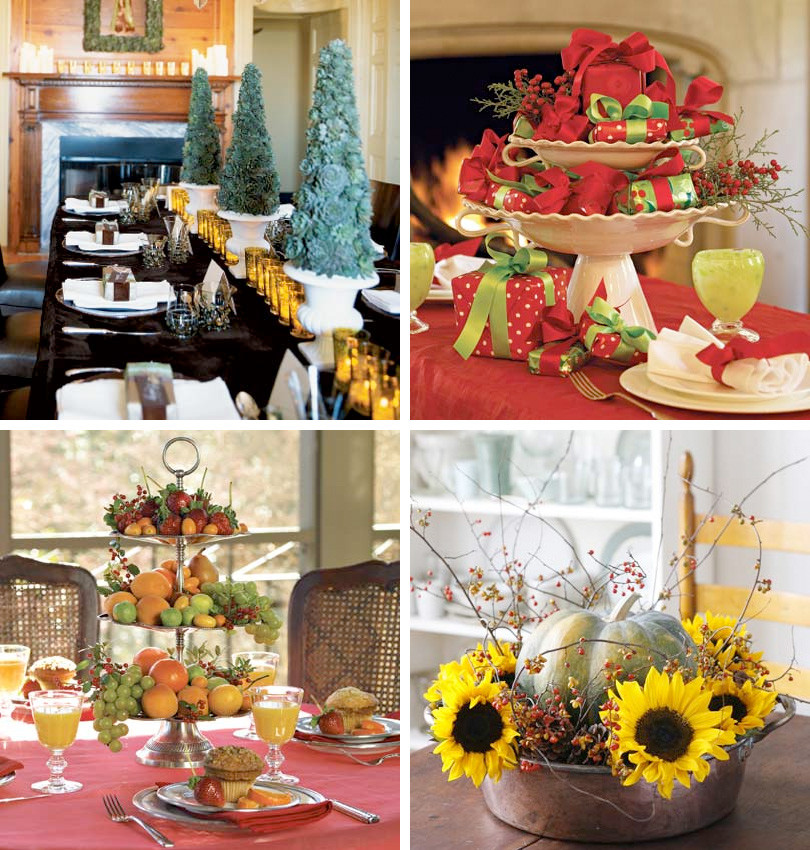 Christmas Table Centerpieces
 50 Great & Easy Christmas Centerpiece Ideas DigsDigs