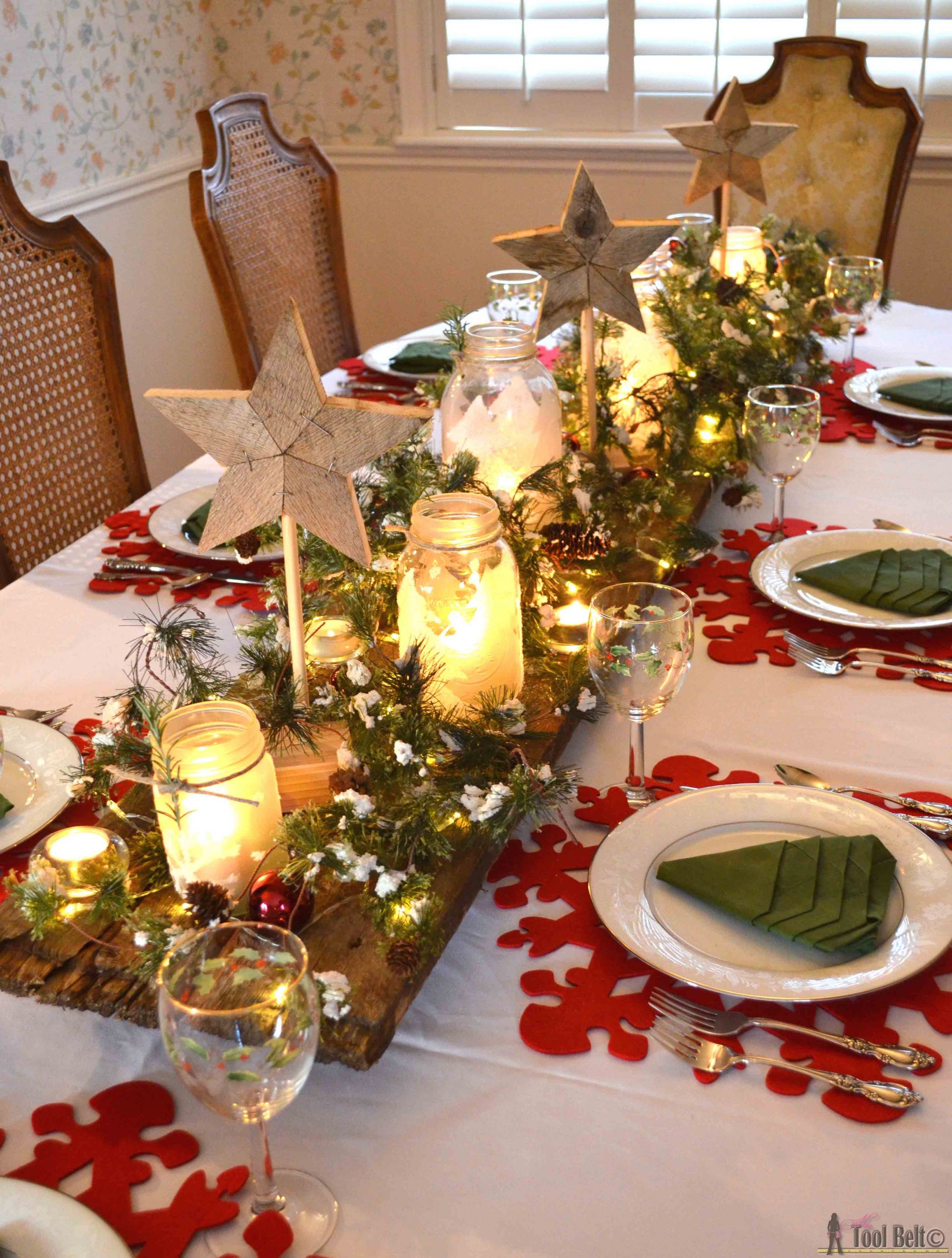 Christmas Table Centerpieces
 37 Exquisite Mason Jar Christmas Centerpieces