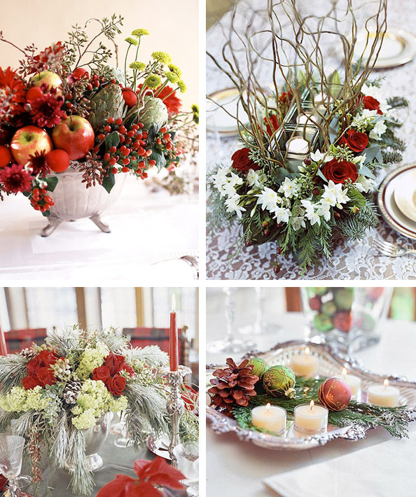 Christmas Table Centerpieces
 50 Great & Easy Christmas Centerpiece Ideas DigsDigs