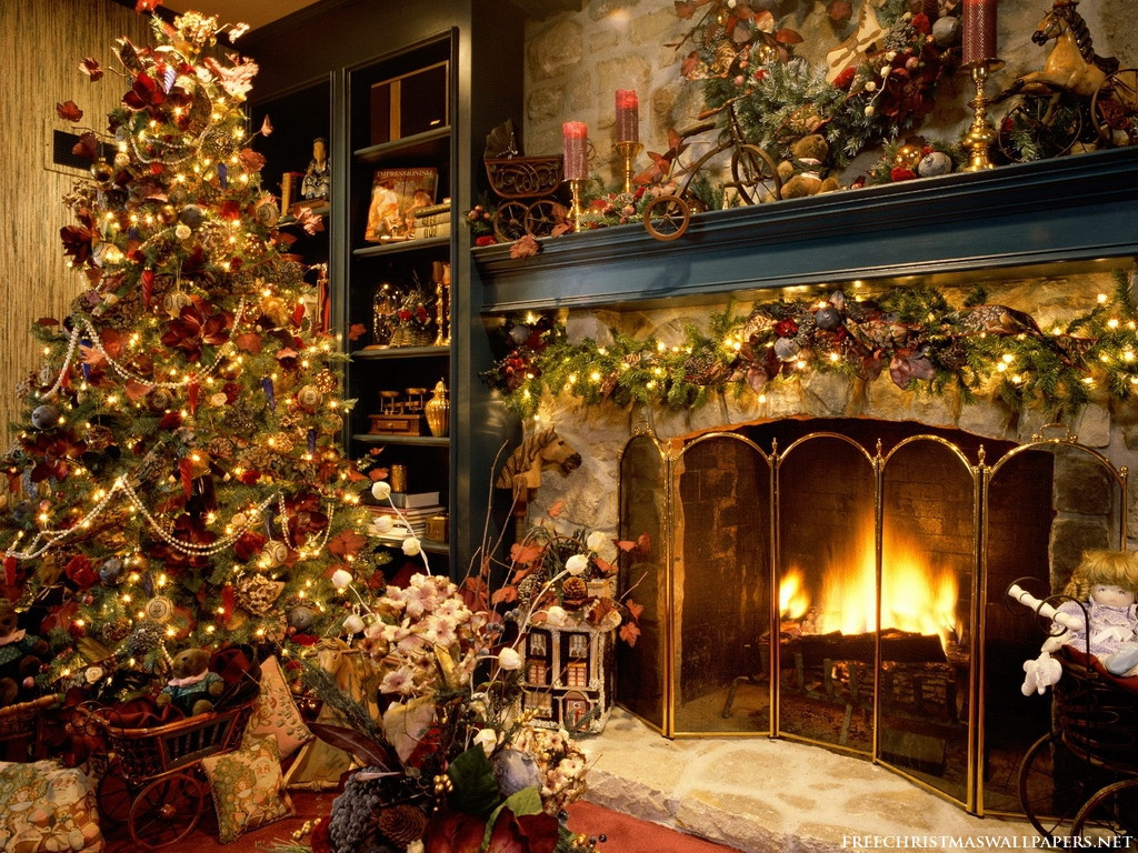 Christmas Themed Fireplace Screen
 Christmas Themes MYSTIC LIGHT