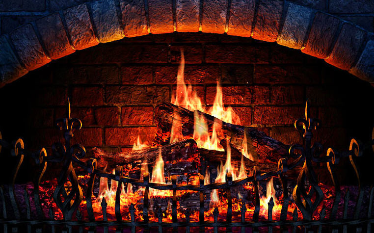 Christmas Themed Fireplace Screen
 Windows 7 3D Christmas Wallpaper WallpaperSafari