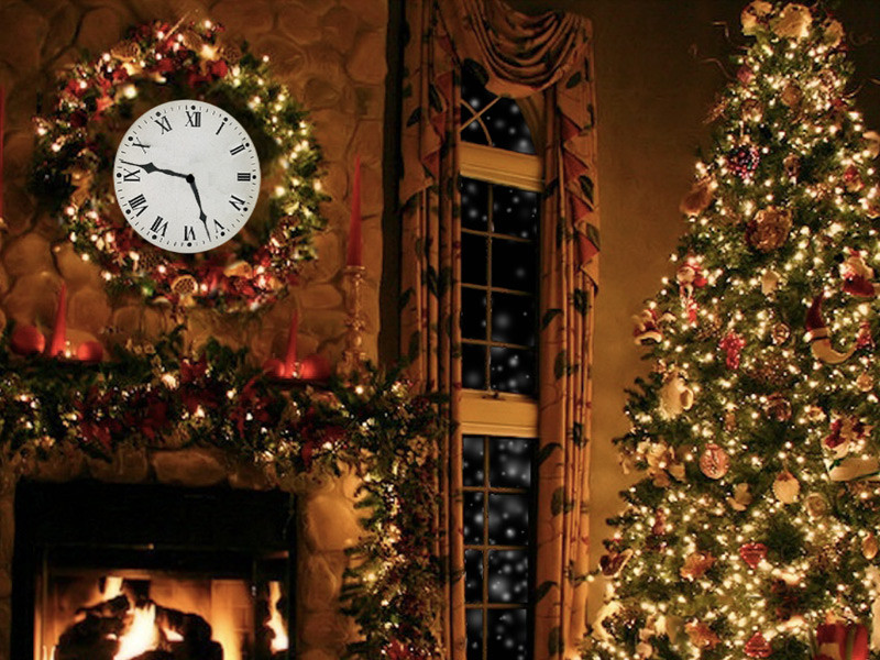 Christmas Themed Fireplace Screen
 2015 Christmas fireplace screensaver – Wallpapers9