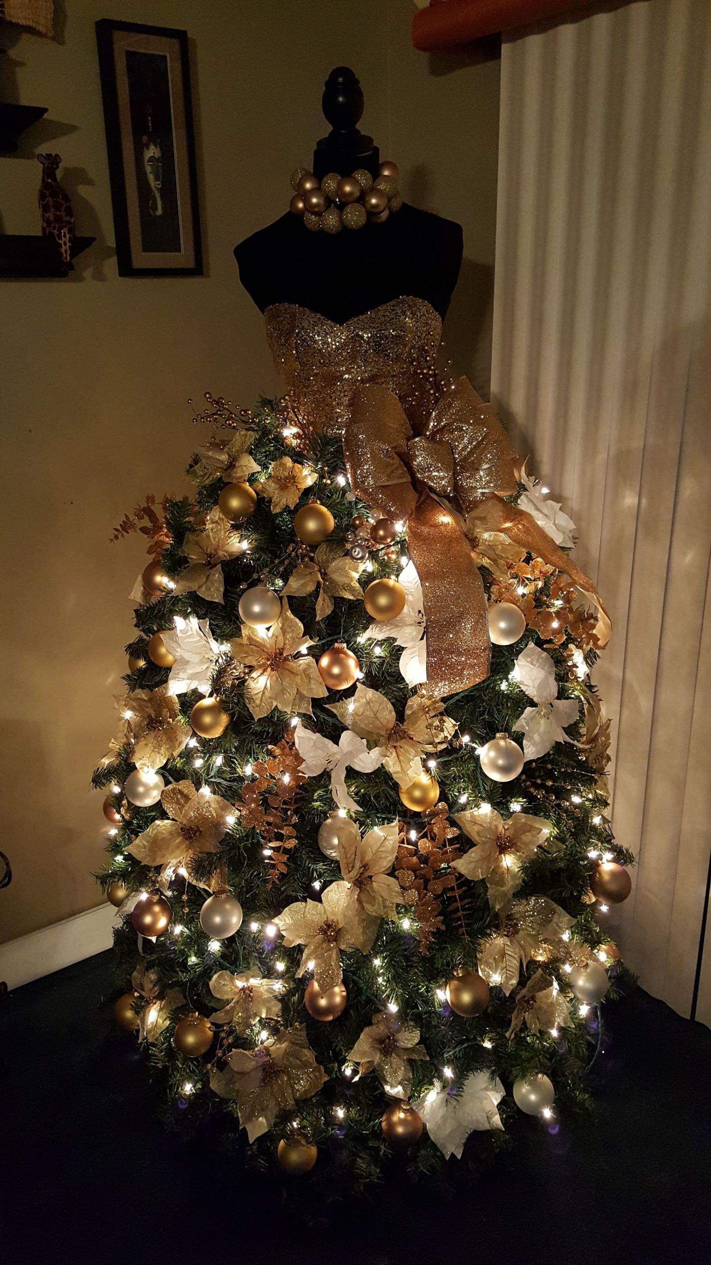 Christmas Tree Dress DIY
 eBook Tutorial Dress Form Christmas Tree Grand Diva