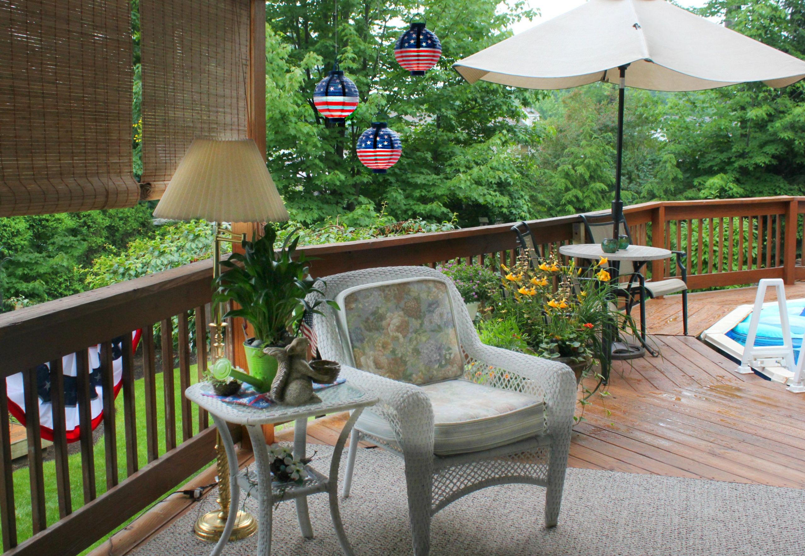 Christmas Tree Shop Patio Sets
 Patriotic Patio Decorations purchased at the Christmas