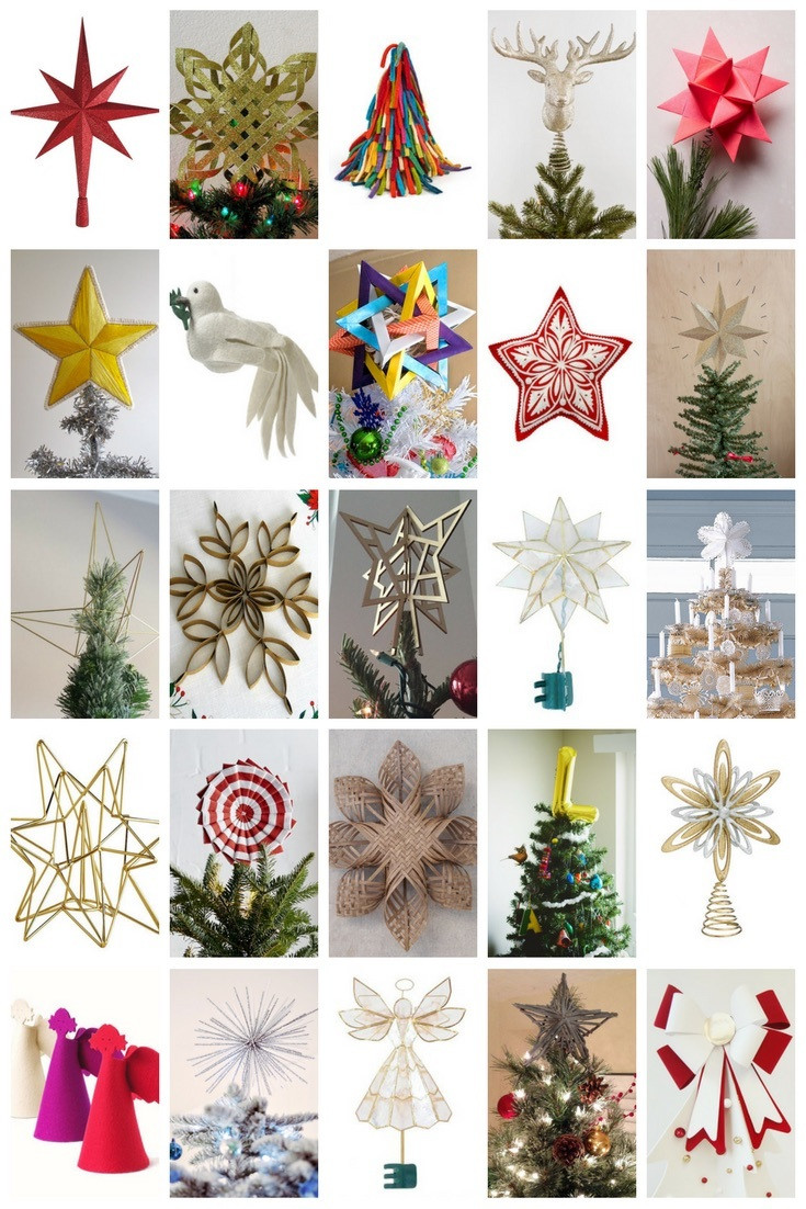 Christmas Tree Topper Ideas DIY
 30 Awesome Tree Toppers You Can Buy or DIY this Christmas