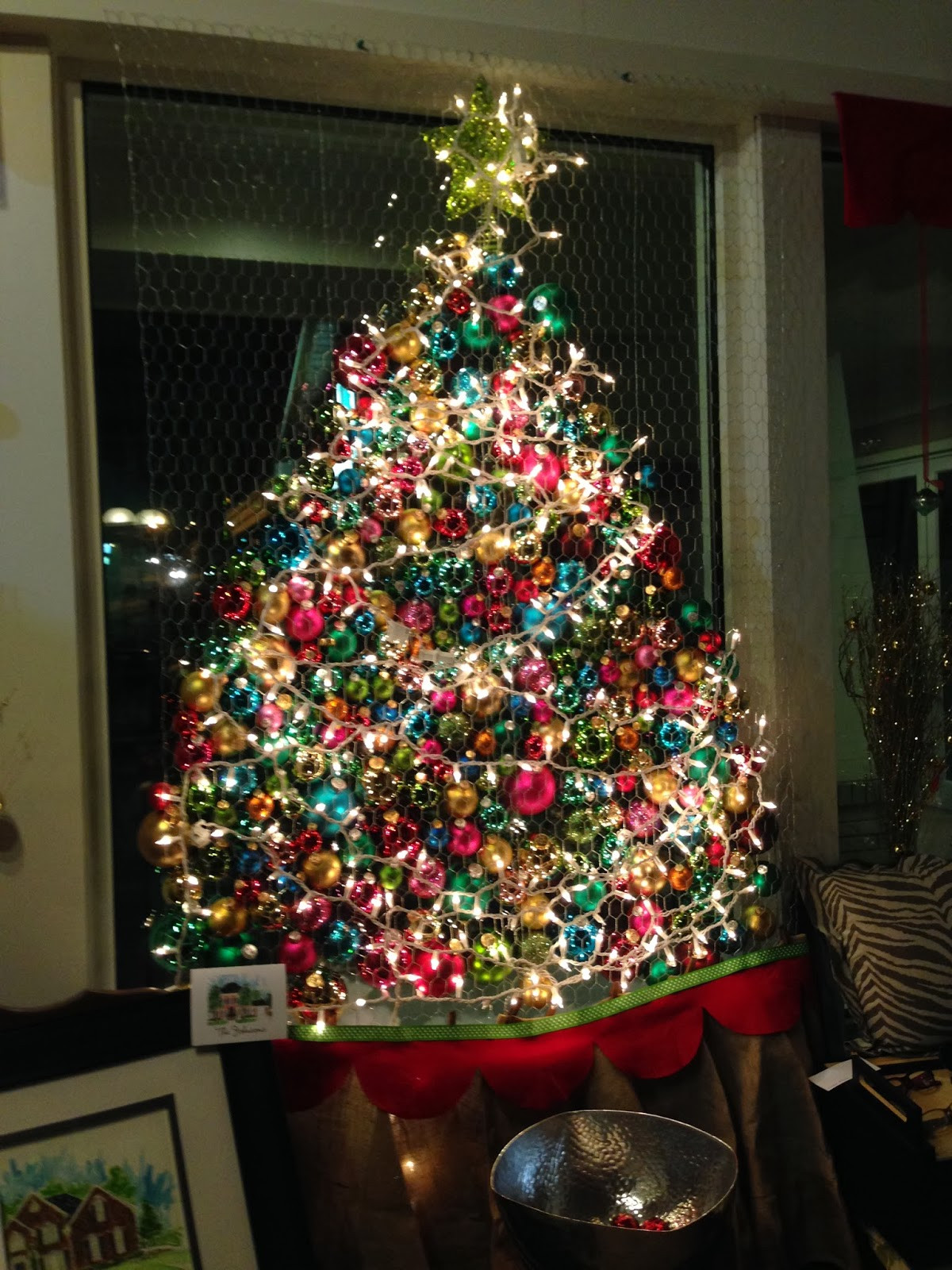 Christmas Trees DIY
 Plainjane Designs DIY Ornament Chicken Wire Christmas Tree