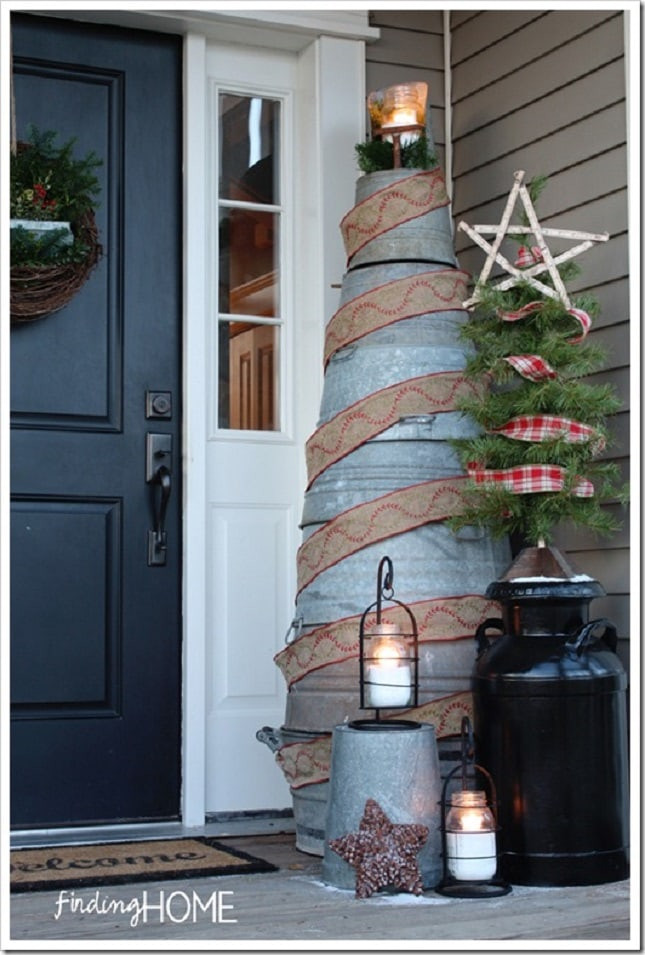 Christmas Trees For Porch
 FRONT PORCH CHRISTMAS DECOR