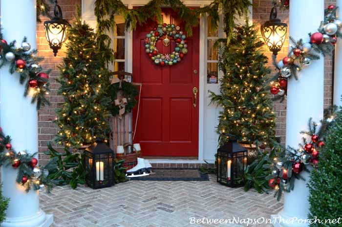 Christmas Trees For Porch
 Christmas Porch Decorating Ideas