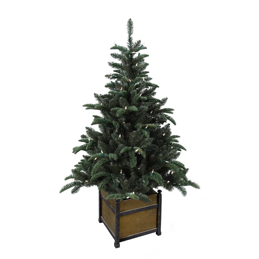Christmas Trees For Porch
 Home Accents Holiday 4 ft Pre Lit Noble Artificial