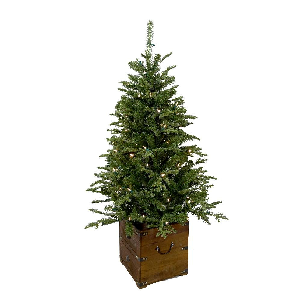 Christmas Trees For Porch
 4 ft Pre Lit Frasier Artificial Christmas Porch Tree with