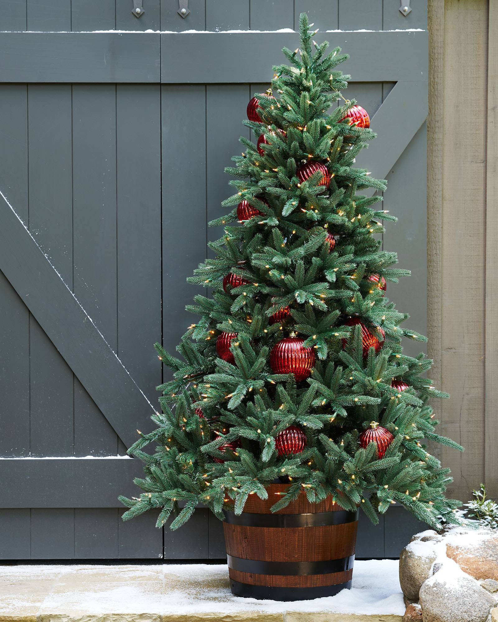 Christmas Trees For Porch
 Oakville Narrow Outdoor Christmas Tree