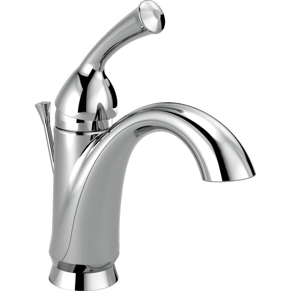 Chrome Single Handle Bathroom Faucet
 Delta Haywood Single Hole Single Handle Bathroom Faucet in