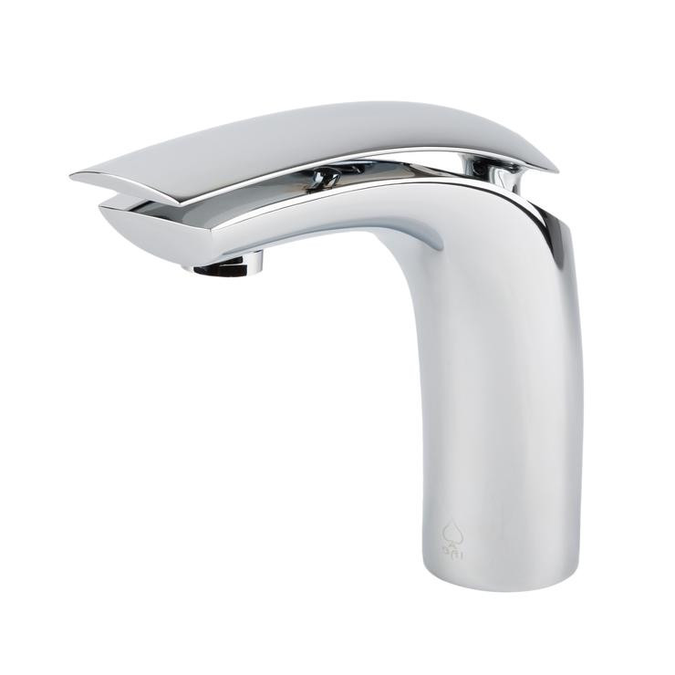 Chrome Single Handle Bathroom Faucet
 BAI 0613 Single Handle Contemporary Bathroom Faucet in