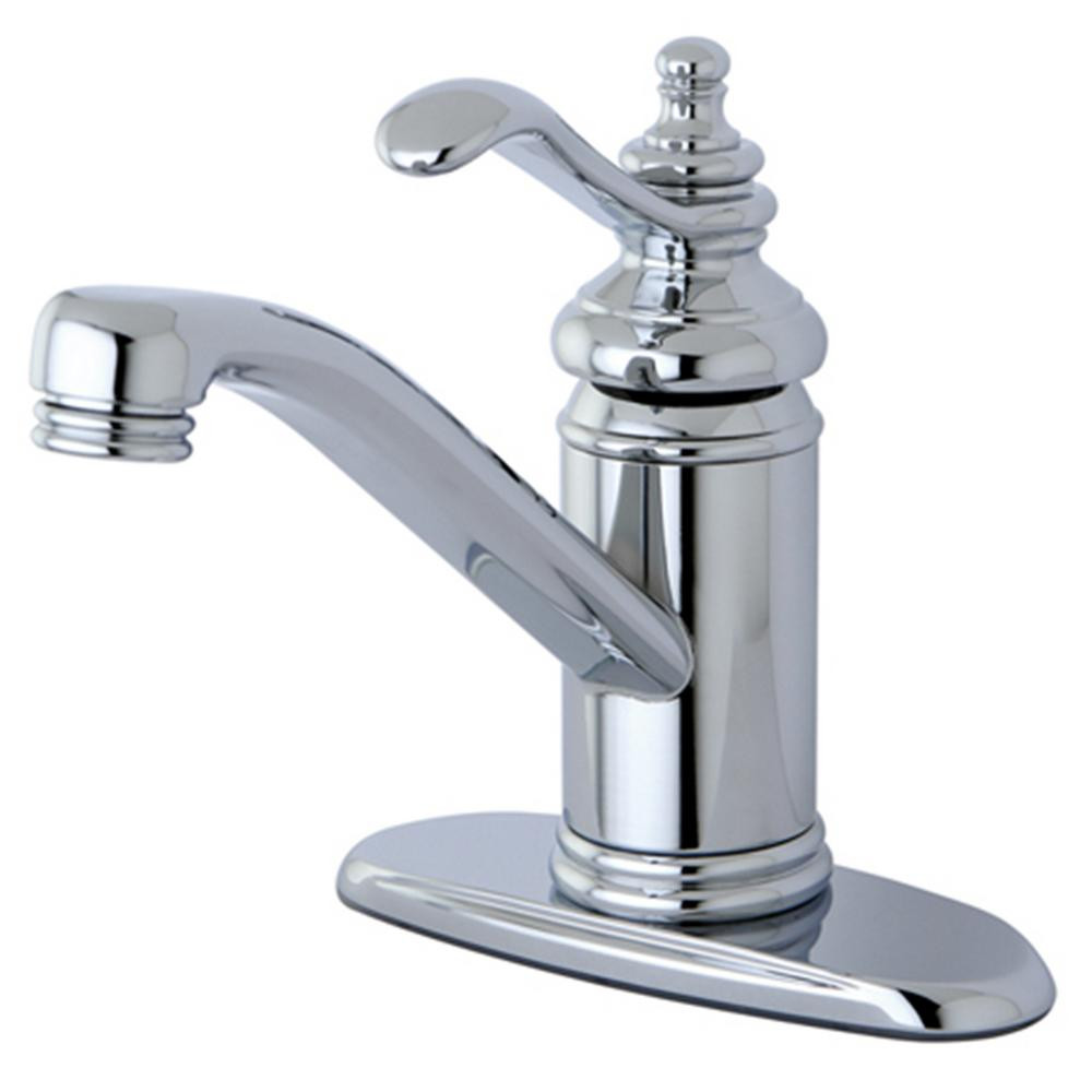 Chrome Single Handle Bathroom Faucet
 Kingston Brass Modern Single Hole Single Handle Bathroom