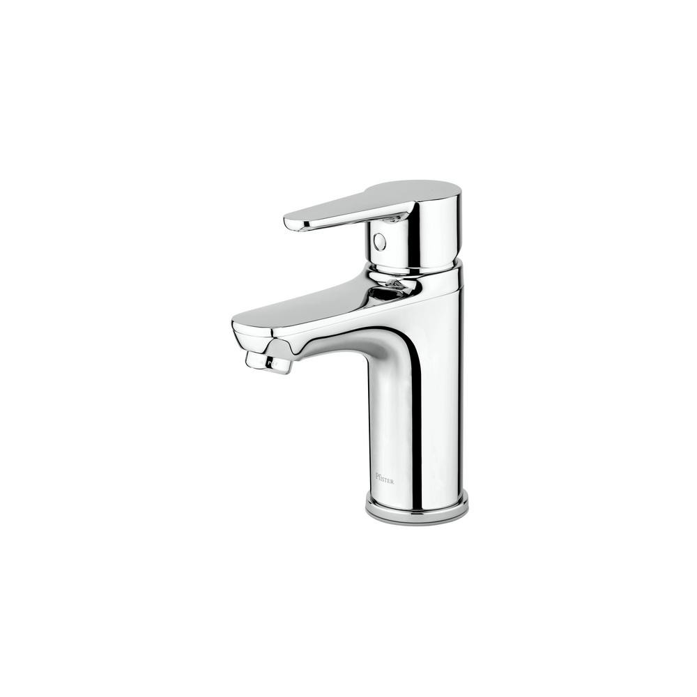 Chrome Single Handle Bathroom Faucet
 Pfister Pfirst Modern Single Hole Single Handle Bathroom