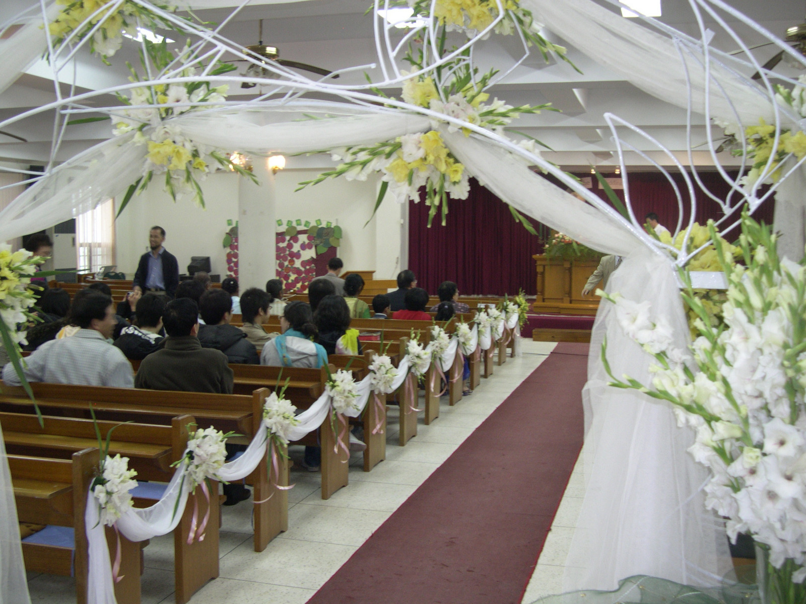 Church Decorations For Wedding
 Decoration in Wedding