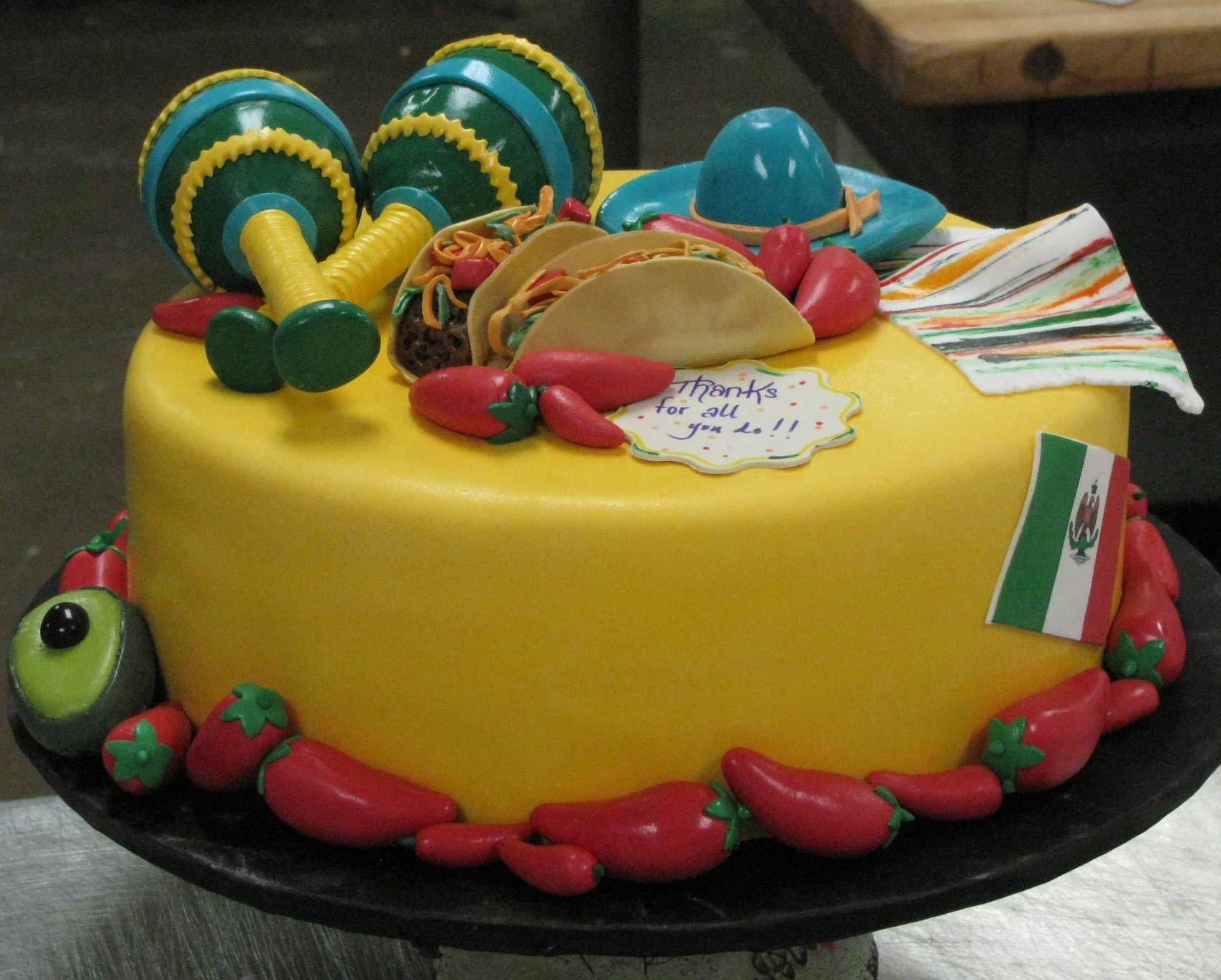 Cinco De Mayo Birthday Cake
 Cinco de Mayo cake by Frosted Art Bakery