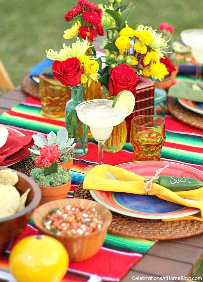Cinco De Mayo Decoration Ideas
 Mexican Party Ideas and fiesta themed tablescape