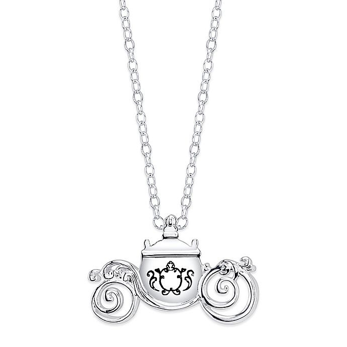 Cinderella Carriage Necklace
 Disney Sterling Silver 18 Inch Chain Cinderella s