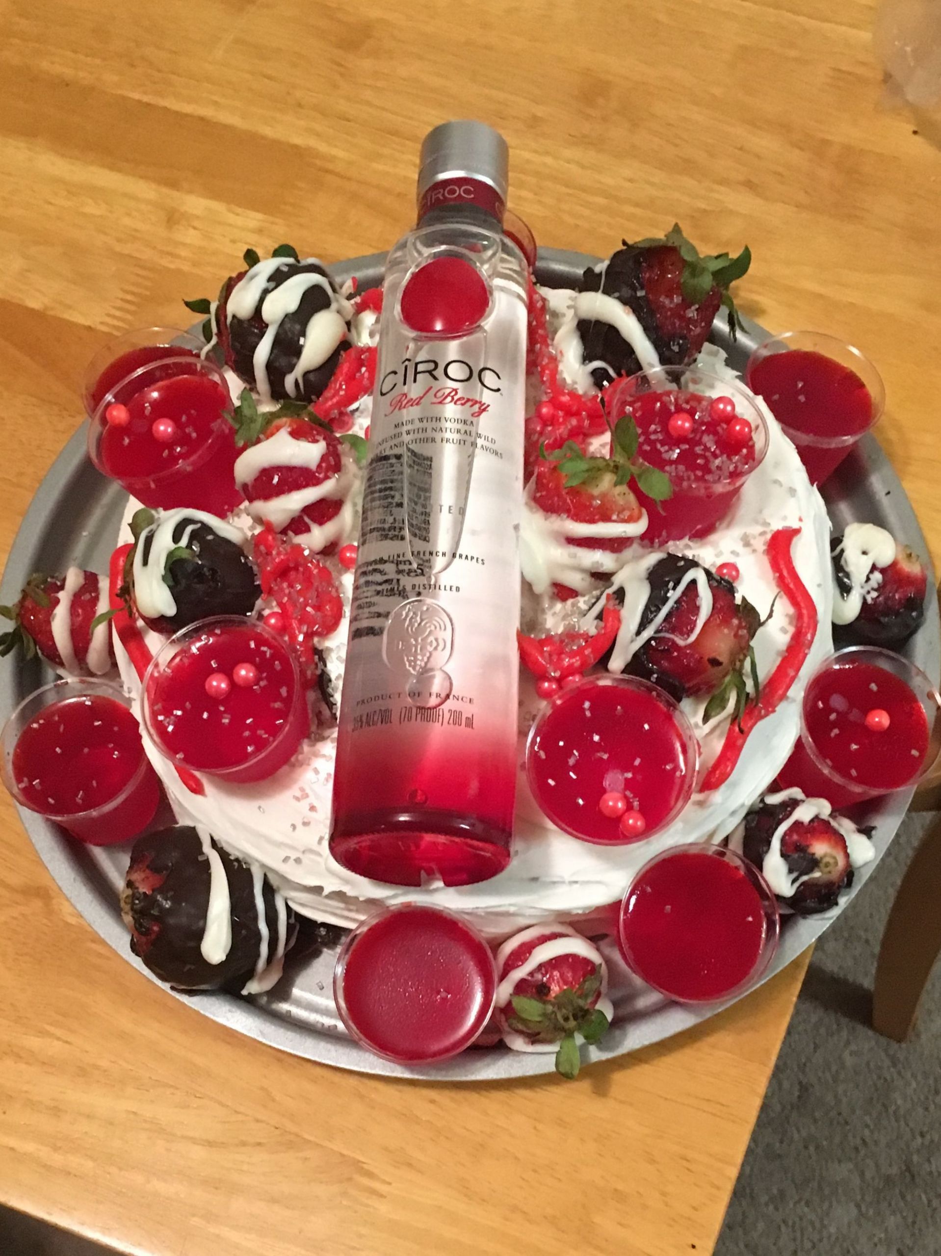 Ciroc Birthday Cake
 Red berry ciroc cake this is a popular cake strawberry