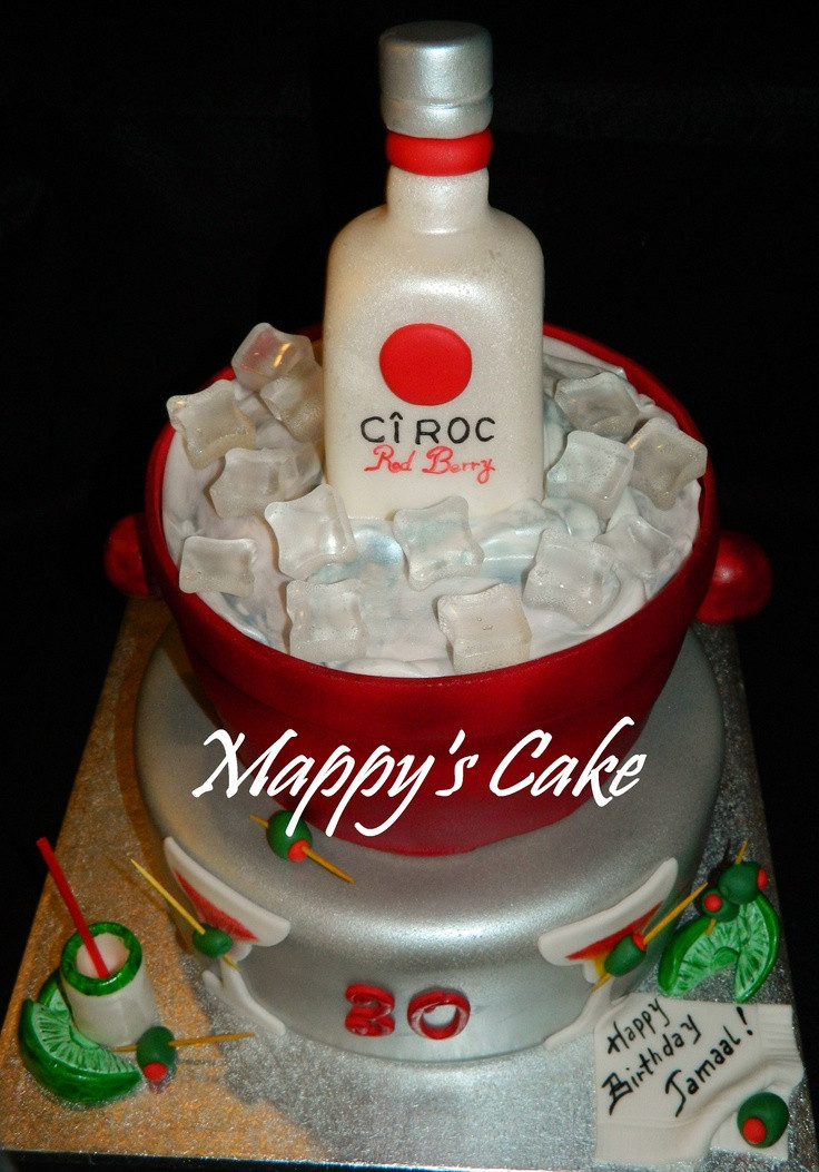 Ciroc Birthday Cake
 17 best images about Vodka cake on Pinterest