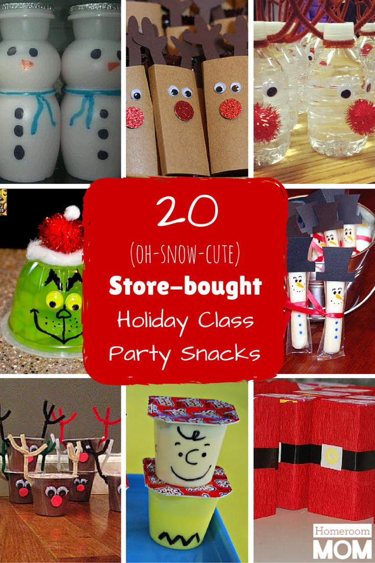 Classroom Holiday Party Ideas
 20 Pre packaged Winter Holiday Class Party Snacks