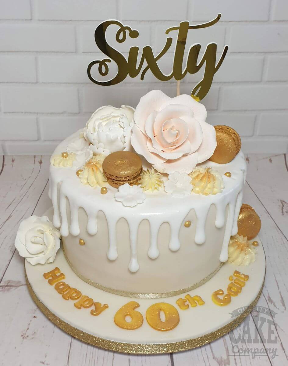 Classy Birthday Cakes
 elegant white drip topper Quality Cake pany