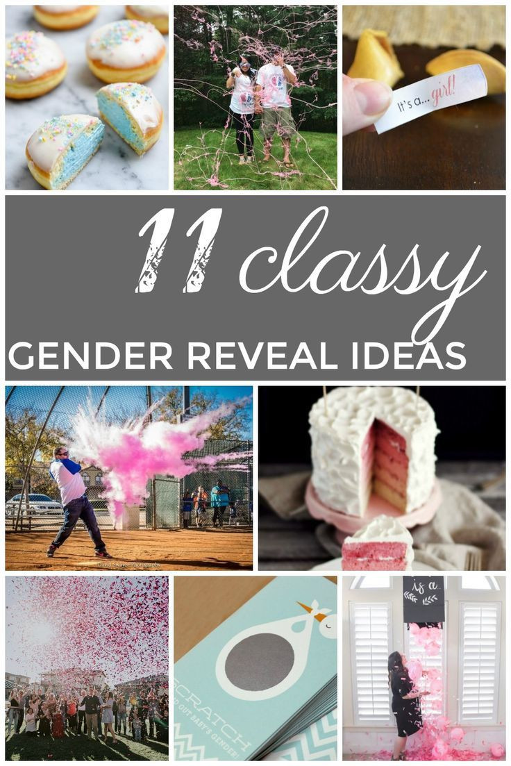 Classy Gender Reveal Party Ideas
 10 classy gender reveal ideas