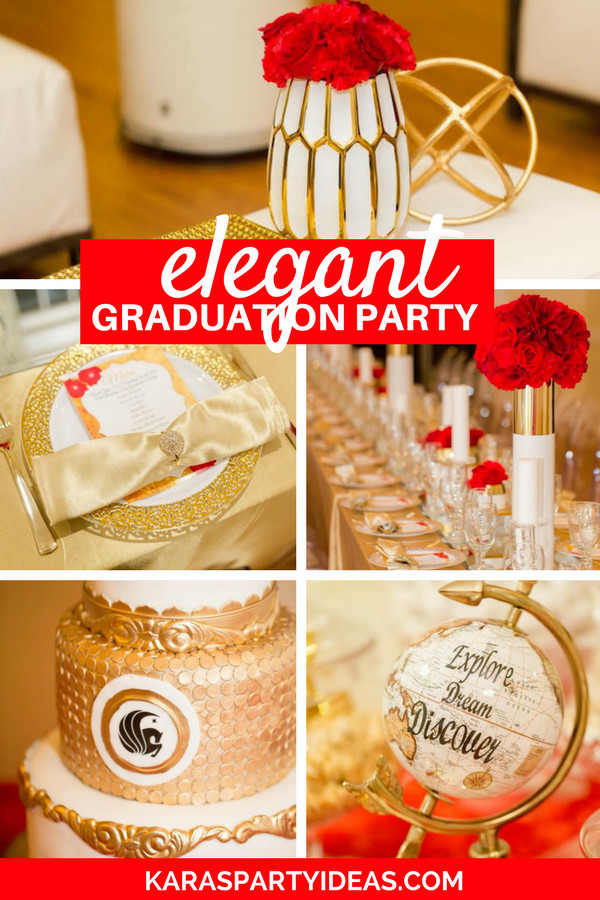 Classy Graduation Party Ideas
 Kara s Party Ideas Elegant Graduation Party