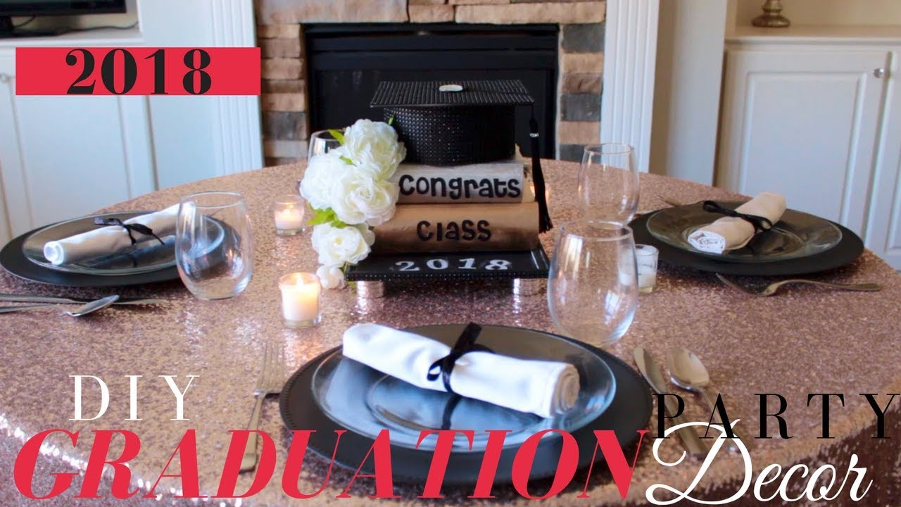 Classy Graduation Party Ideas
 DIY Graduation Cap Centerpiece