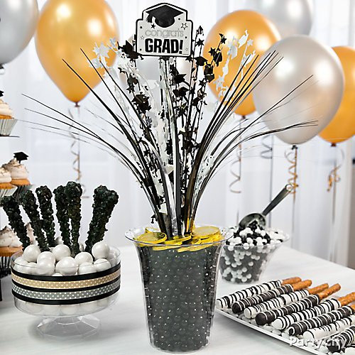 Classy Graduation Party Ideas
 Classy Grad Treat Table Ideas