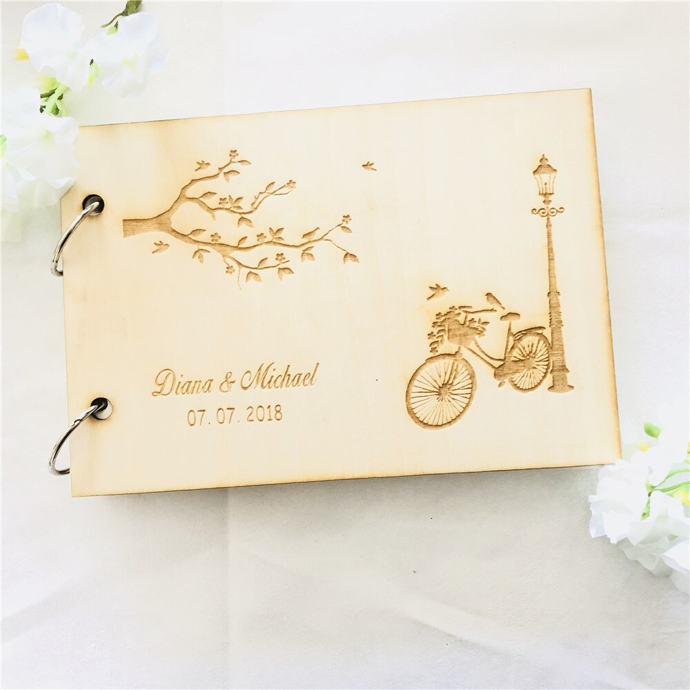 Classy Wedding Guest Book
 Aliexpress Buy Rustic Guest Book Elegant Wedding