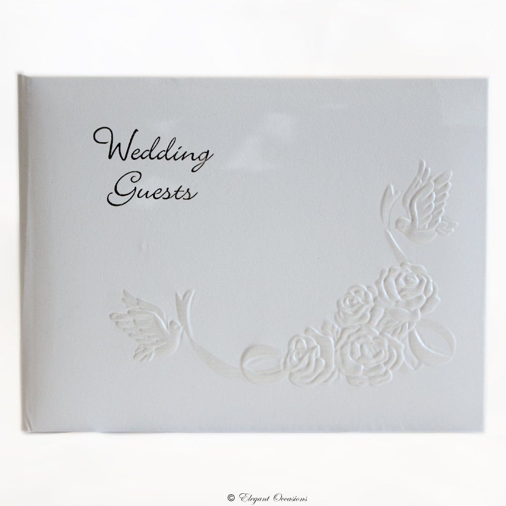 Classy Wedding Guest Book
 Elegant Wedding Guest Book