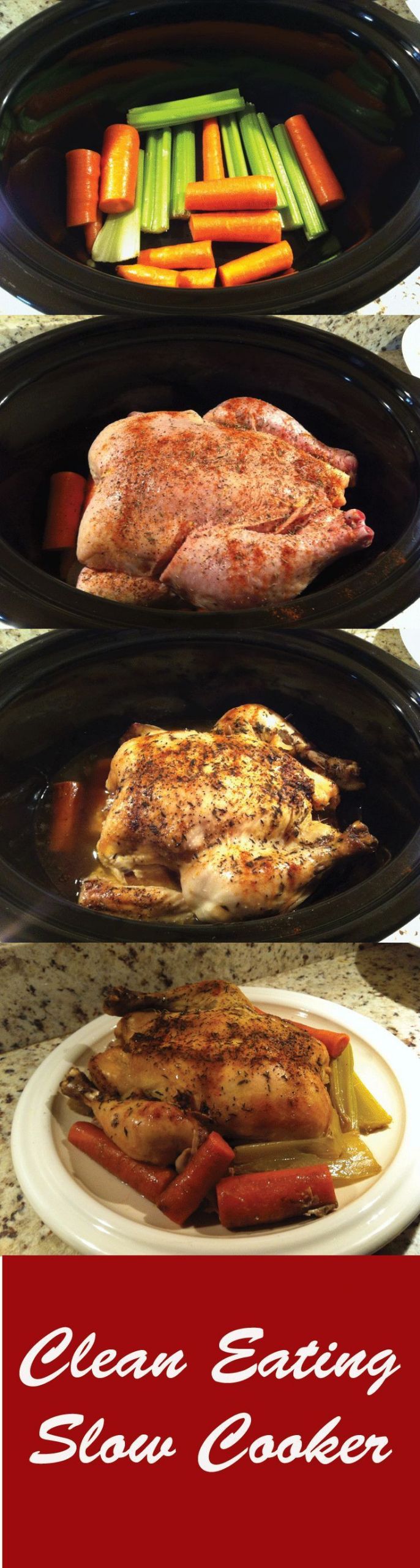 Clean Eating Slow Cooker Recipe
 Clean eating recipe in the slow cooker Moist chicken that