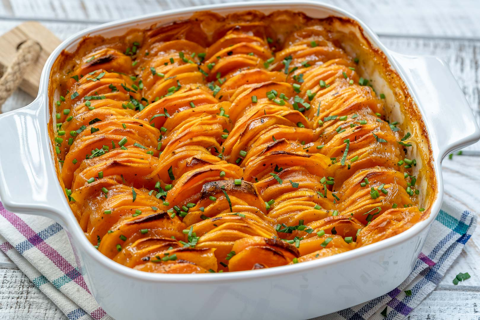 Clean Eating Sweet Potato
 This Creamy Sweet Potato Bake is a Holiday Side Dish Show