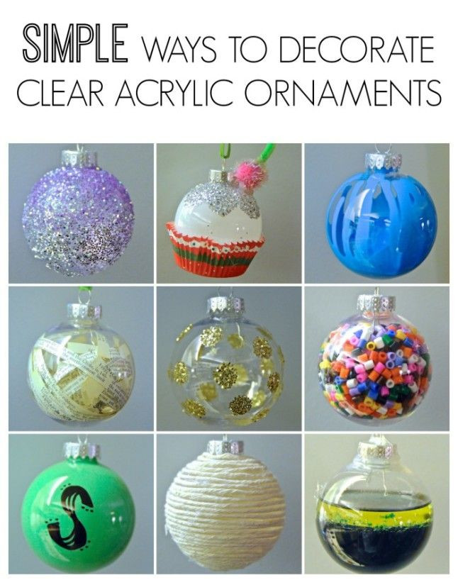Clear Christmas Ornaments Craft Ideas
 Best 25 Clear ornaments ideas on Pinterest