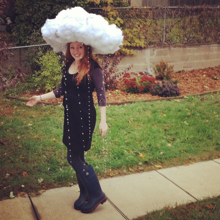 Cloud Costume DIY
 Rain cloud costume homemade halloween