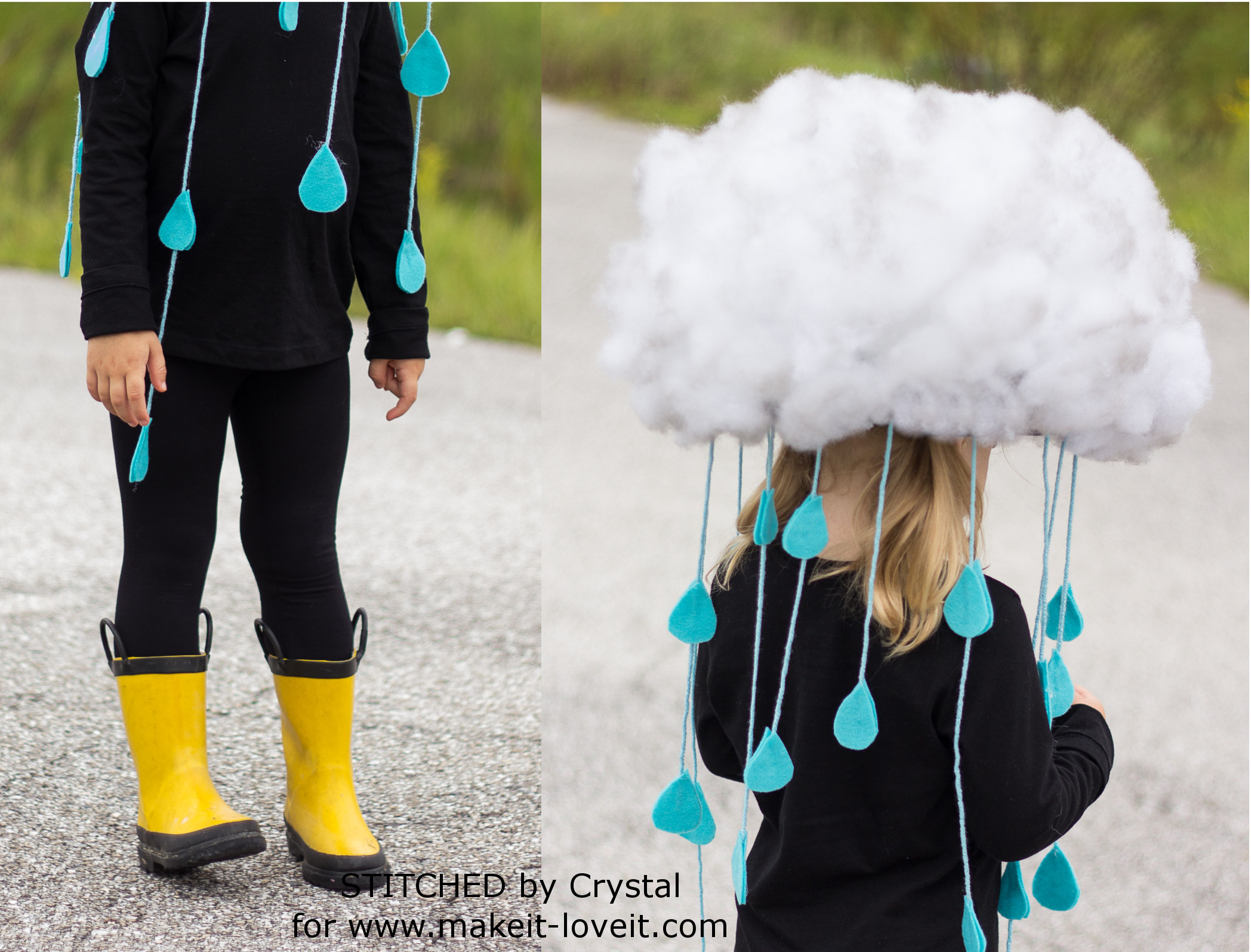 Cloud Costume DIY
 Make a Quick & Easy RAIN CLOUD COSTUME r all ages