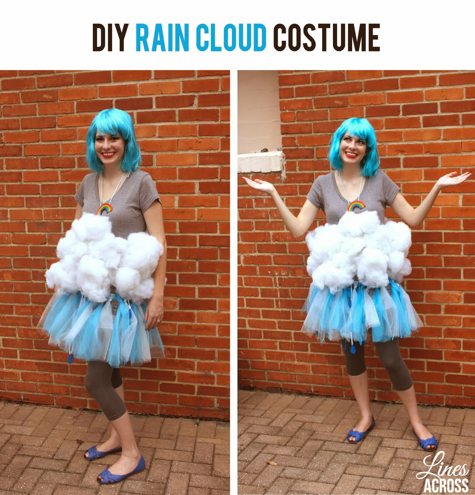 Cloud Costume DIY
 DIY Fire and Rain Costumes Lines Across