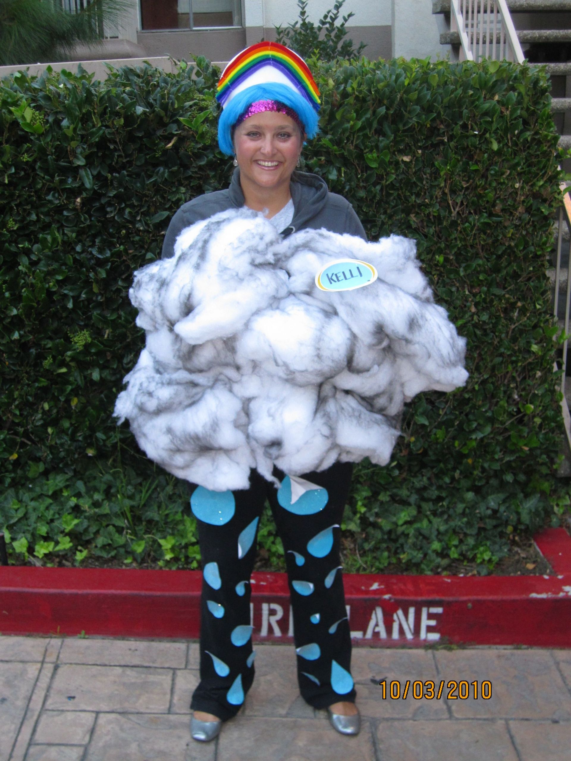 Cloud Costume DIY
 DIY Rain Cloud Costume It s Almost Halloween