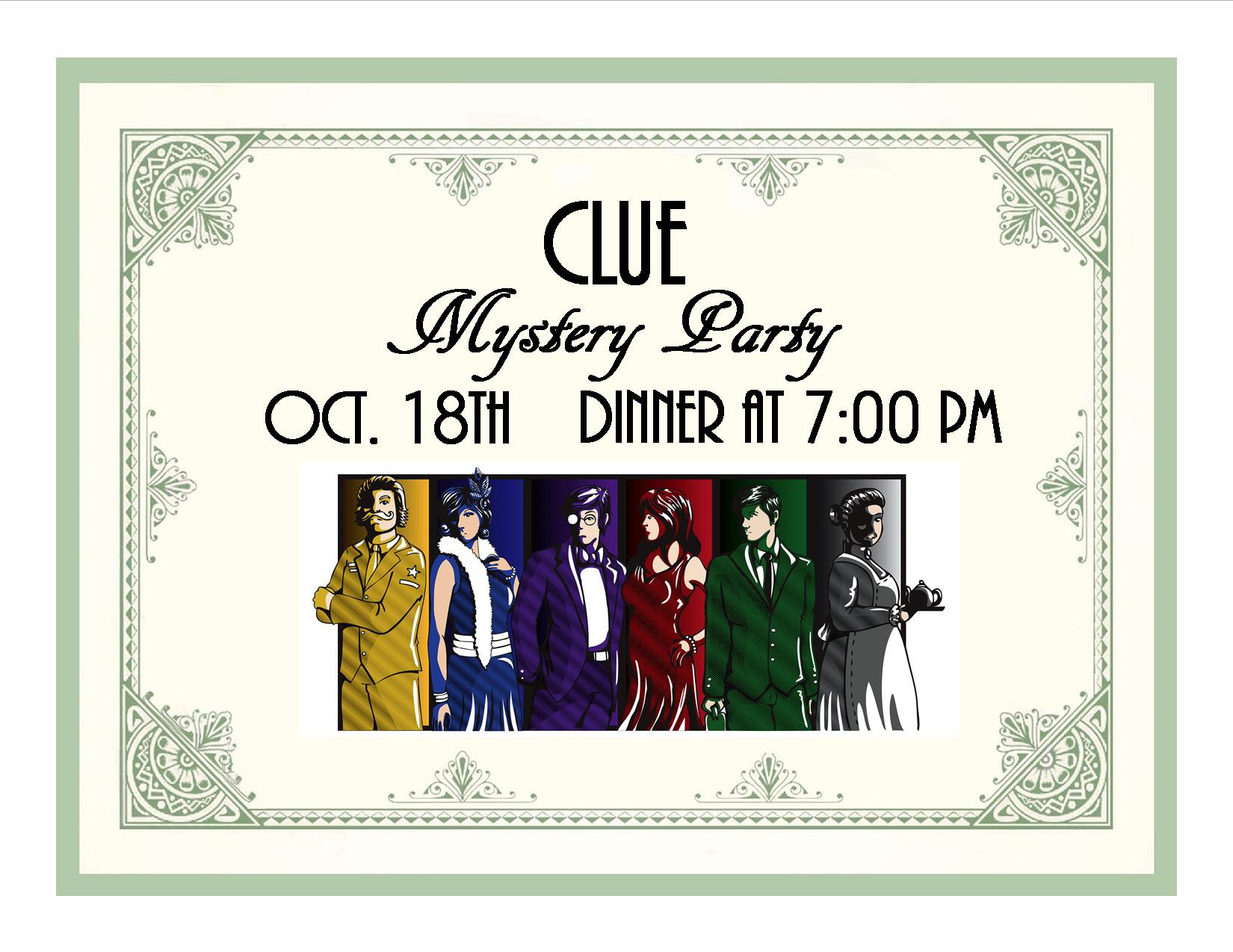 Clue Birthday Party
 Clue Dinner Party – Life as Liz