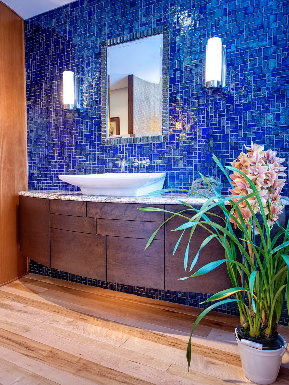 Cobalt Blue Bathroom Tile
 6 Blue Bathroom Ideas Soothing Looks Houseminds