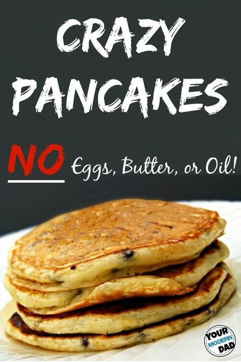 Coconut Flour Pancakes No Eggs
 Crazy Pancakes No Eggs Butter or oil