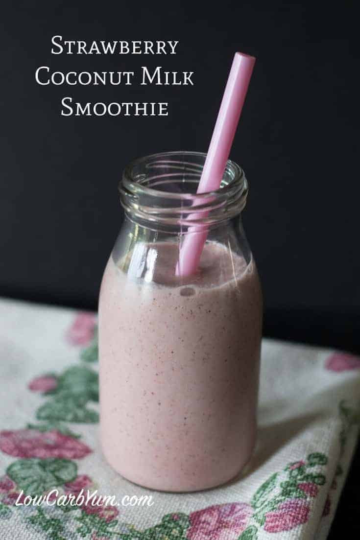 Coconut Smoothie Recipes
 Coconut Milk Strawberry Smoothie